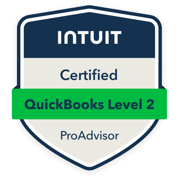 QuickBooks Level 2 Certified